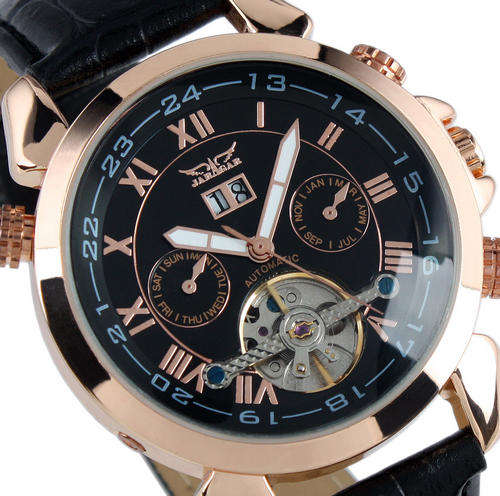 NEW 2014 ESS MENS WATCH AUTOMATIC CHRONOGRAPH LEATHER BRACELET ESS WM183 INCL. GIFTBOX