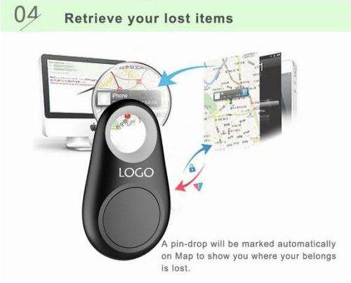 Wireless Bluetooth 4.0 Smart Tracker & GPS Locator With Itag Sensor & Anti-lost Alarm
