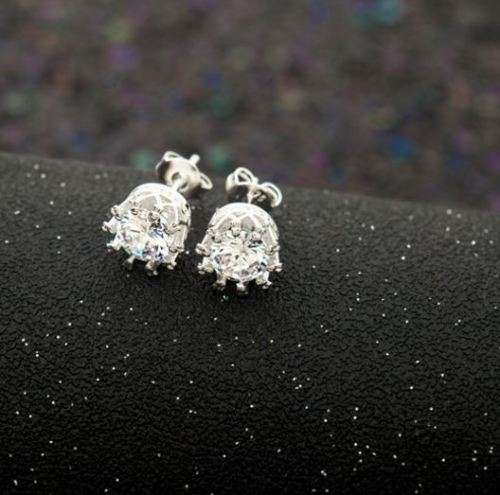 Exquisite 925 Sterling Silver Twisted Chain Cubic Zirconia Jewelry Set in Complimentary Gift Box