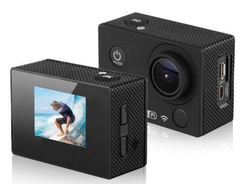 2" HDMI HDR 1080P Action Sport Cam - WI-FI, Waterproof, LCD Screen, Remote Control FULL SET