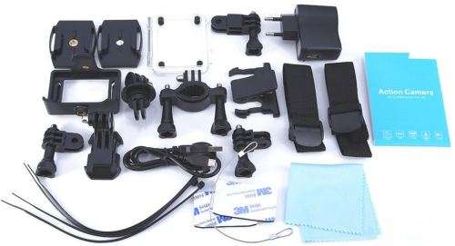 2" HDMI HDR 1080P Action Sport Cam - WI-FI, Waterproof, LCD Screen, Remote Control FULL SET