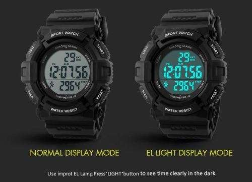 SKMEI 3D Waterproof PEDOMETER, Fitness & Sport Watch - Alarm, Auto Date, Chronograph etc - 2 Colours