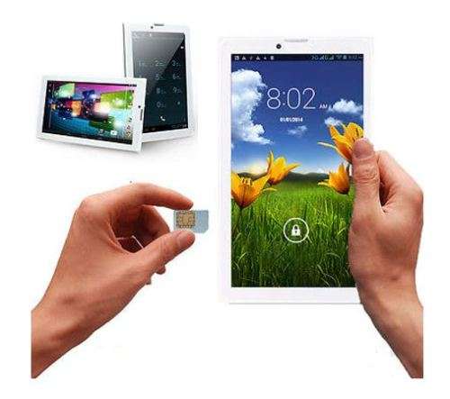 7" Android Smartphone Tablet, 4GB, Wi-Fi, 3G, Dual Sim Cards, Dual Cameras,Touch Screen, GPS - WHITE