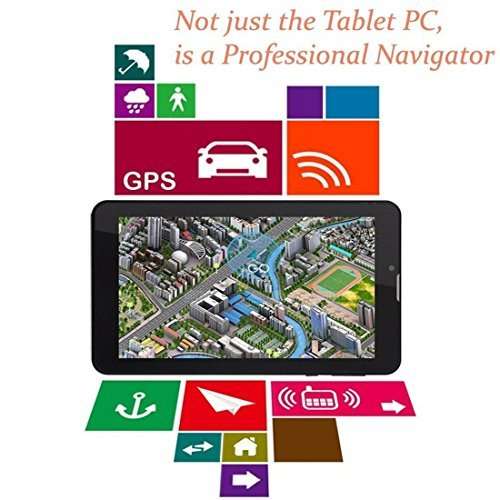 7" Android Smartphone Tablet, 4GB, Wi-Fi, 3G, Dual Sim Cards, Dual Cameras, Touch Screen, GPS- Black
