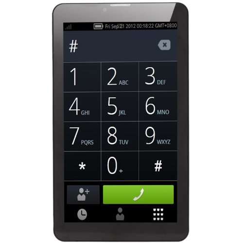 7" Android Smartphone Tablet, 4GB, Wi-Fi, 3G, Dual Sim Cards, Dual Cameras, Touch Screen, GPS- Black