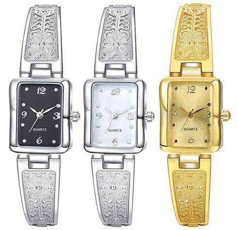Super Elegant Ladies Dress Bracelet Wrist Watch, Exquisite High Finishing, Special Pattern Strap