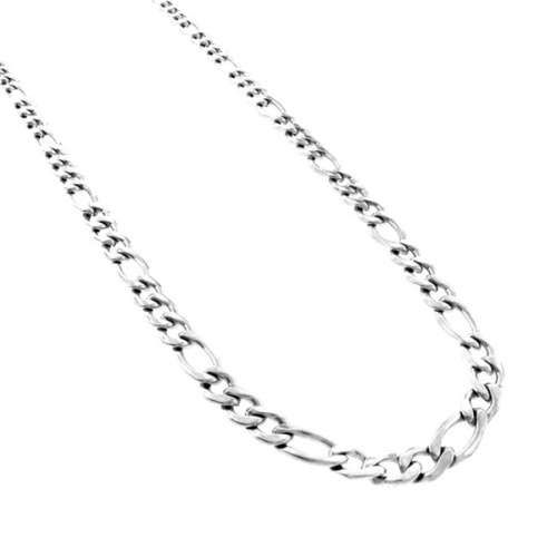 Elegant 316L Stainless Steel Link Chain With Solid Crystal Bullet Pendant in Complimentary Gift Box