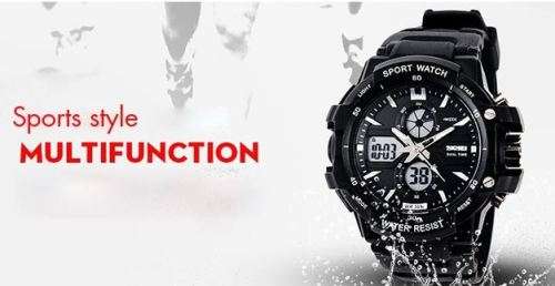 SKMEI 3D Waterproof PEDOMETER, Fitness & Sport Watch - Alarm, Auto Date, Chronograph etc