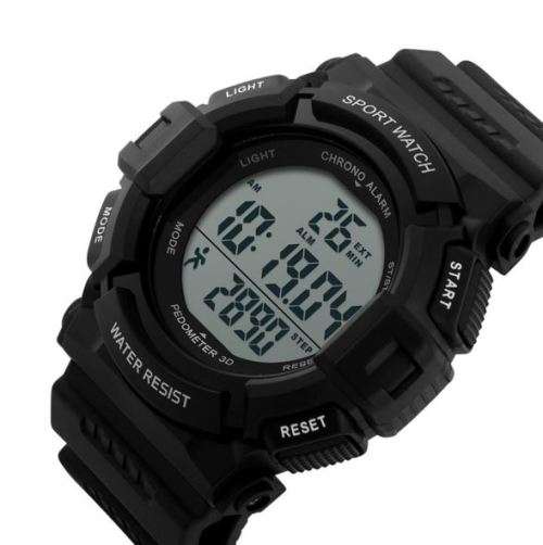 SKMEI 3D Waterproof PEDOMETER, Fitness & Sport Watch - Alarm, Auto Date, Chronograph etc