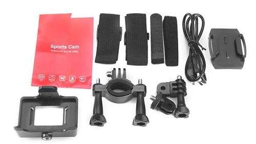 Full HD 1080P Action Sport Cam - Waterproof, LCD Screen, Side Helmet Mount, Waterproof Casing..