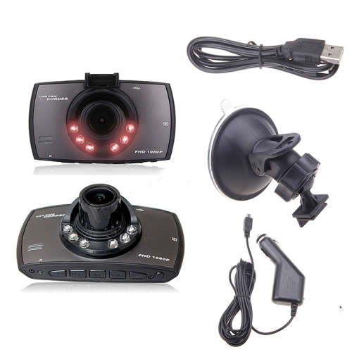 2.7" Full HD 1080P DVR Camera & Cam Recorder For Vehichle, Motion Detection. G-Sensor, Night Vision