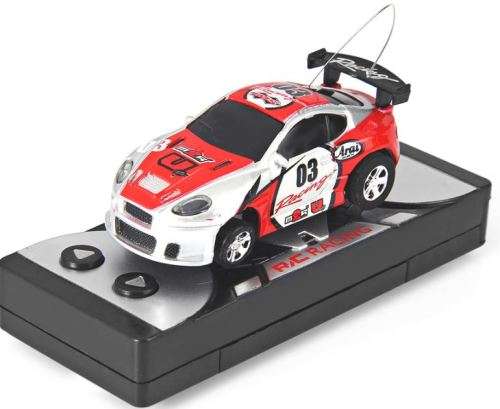1:63 Remote Control Racing Car in a Can - Lights, Super Light & High Speed