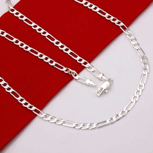 Elegant Stainless Steel Link Chain Necklace for Men in Complimentary Gift Box