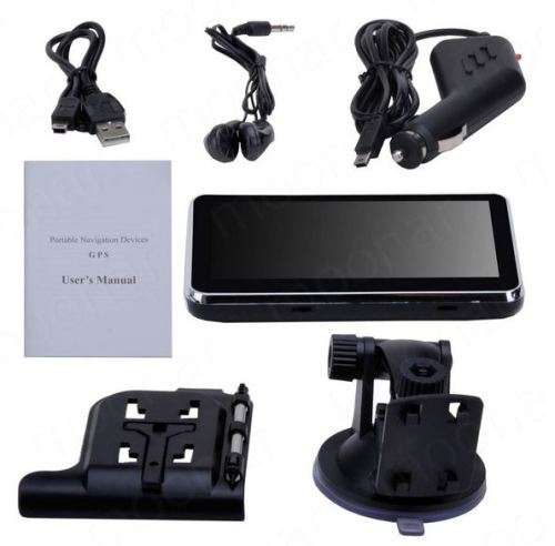 4.3" TFT Colour Touch Screen Vehicle GPS Navigation System With FM Transmitter IGO Maps