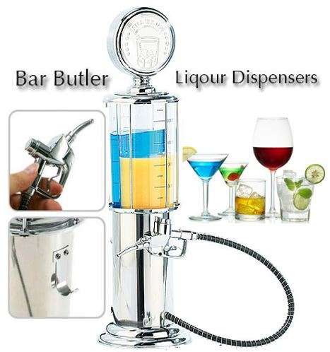 Bar Butler Liquid Dispenser, 1 Litre Capacity - Bring Life to Any Party and to Enjoy Your Christmas