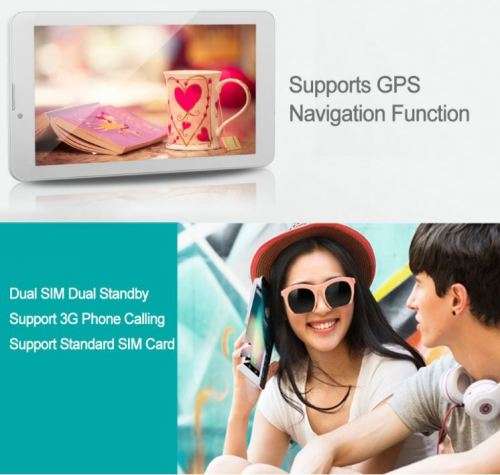 7" Android Smartphone Tablet, 4G + 8GB SD Card FREE, Wi-Fi, 3G, Dual Sim Cards, Dual Cameras, GPS