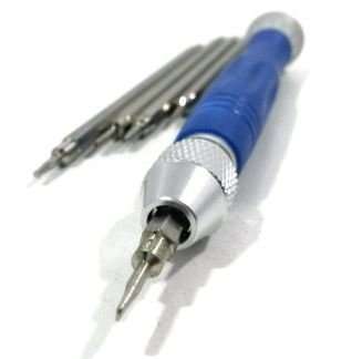 6 in 1 Precision Screwdriver Set for Repairs on Vehicle, Radio's, Watches, Phones, Computers etc.