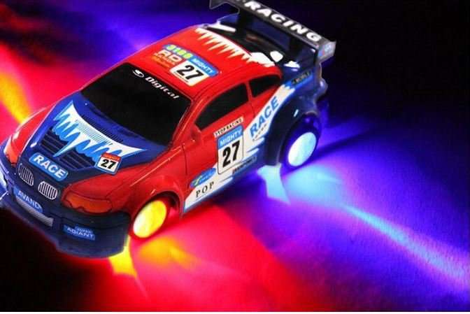 Super Speed REMOTE CONTROL Racing Car with LED Lights - Any Boy's Dream!