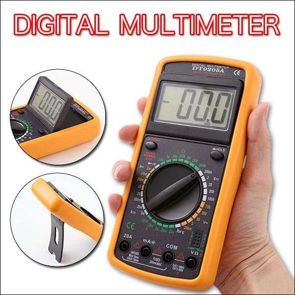LCD Display Digital Multimeter AC DC Voltage