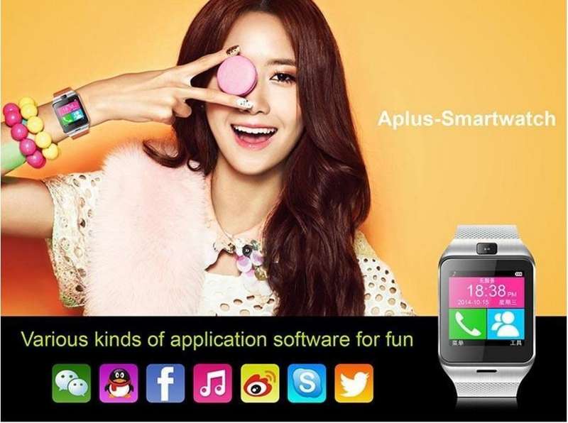 GV18 NFC APLUS smart Watch, Touch Screen, Camera, Bluetooth, NFC, Sim, Waterproof and much more....