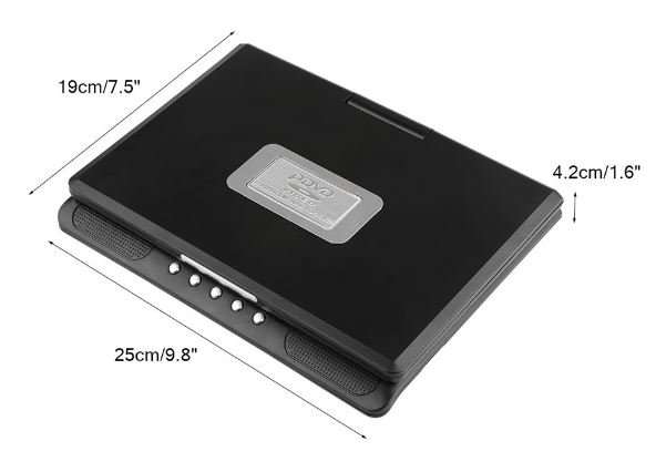 9.8" TFT LCD DVD Player, TV Receiver, Card Reader, Game Station & Lots of Extra's + 300 FREE GAMES