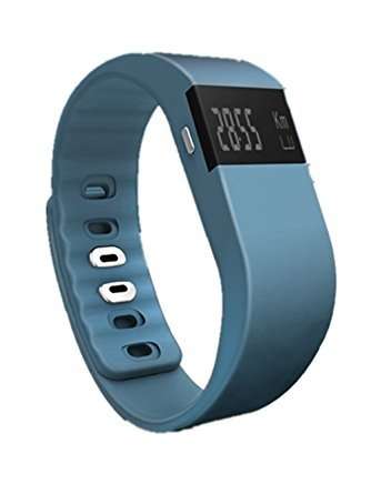 Bluetooth Smartwatch & Fitness Bracelet with Pedometer for Samsung & Android Phones BLUE