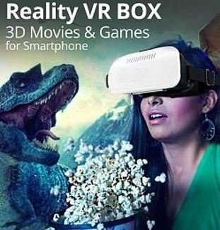 VR Box 2, 3D Virtual Reality Glasses With Head Mount & 3D Bluetooth Remote Controller