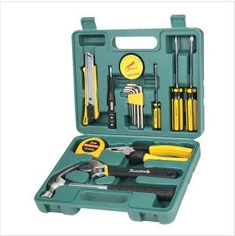 16 Piece High Quality Carbon Steel Combination Tool Set - Compact in a Case