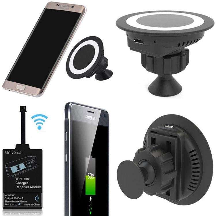 360 Degree Rotating Wireless Car Charger For iPhone Phones, Tablets and Devices