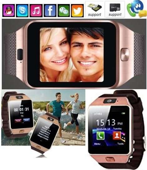 Smart Watch Phone, SIM CARD, Bluetooth, Camera, Sleep Monitor, SD Card, MP3, Pedometer etc.