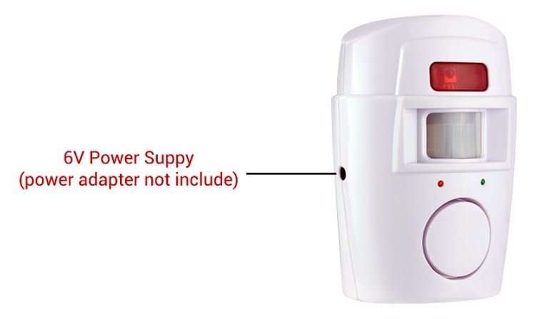 High Quality Wireless Infrared Motion Sensor Alarm With 2 Key Chain Infrared Remote Controls