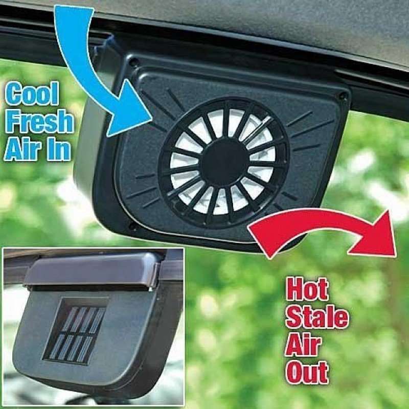 Vehicle Solar Powered Auto Ventilation System - Replace Hot Air With Cool Air at All Times
