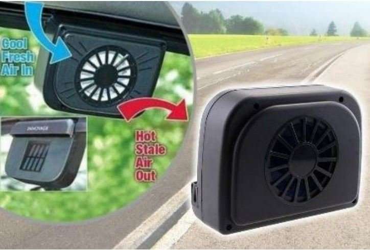 Vehicle Solar Powered Auto Ventilation System - Replace Hot Air With Cool Air at All Times