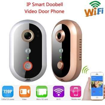 HD Visual Video Intercom WIFI Door Bell - Wireless, Wide Angle View, Video, Camera and Many More....