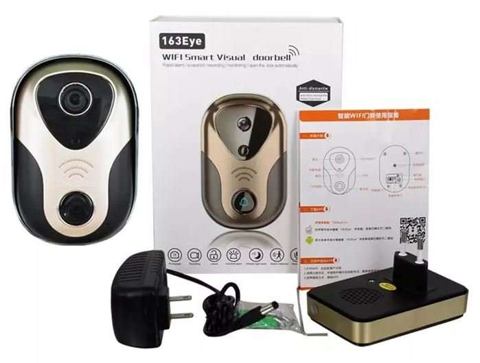 HD Visual Video Intercom WIFI Door Bell - Wireless, Wide Angle View, Video, Camera and Many More....