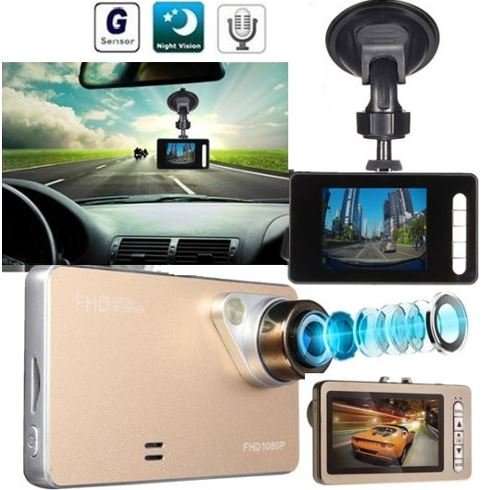 2.6" DVR Camera & Cam Recorder For Vehichle, Motion Detection. G-Sensor, Night Vision