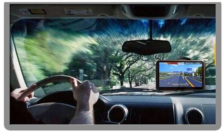 7" HD Touch Screen GPS Navigation - 4GB, FM, MP3, Video Player - IGO SA Maps