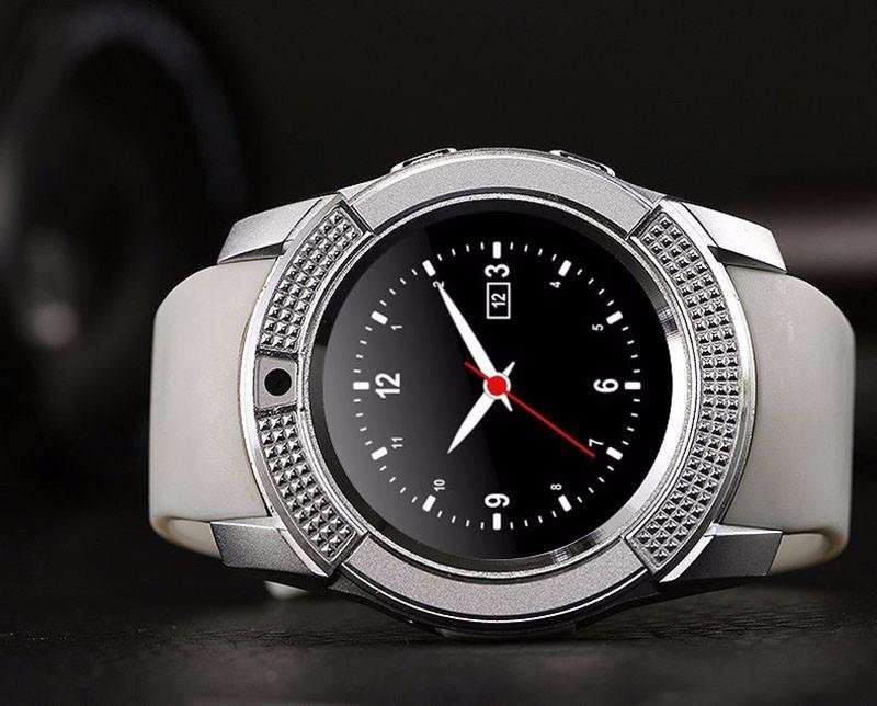 V8 Sporty Smart Watch Phone, SIM CARD, Bluetooth, Camera, Sleep Monitor, SD Card, Pedometer etc.