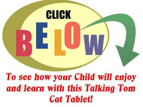 Kids Talking Tom Tablet - Answer questions, Repeat after you, Sing Songs, Tell Stories etc.