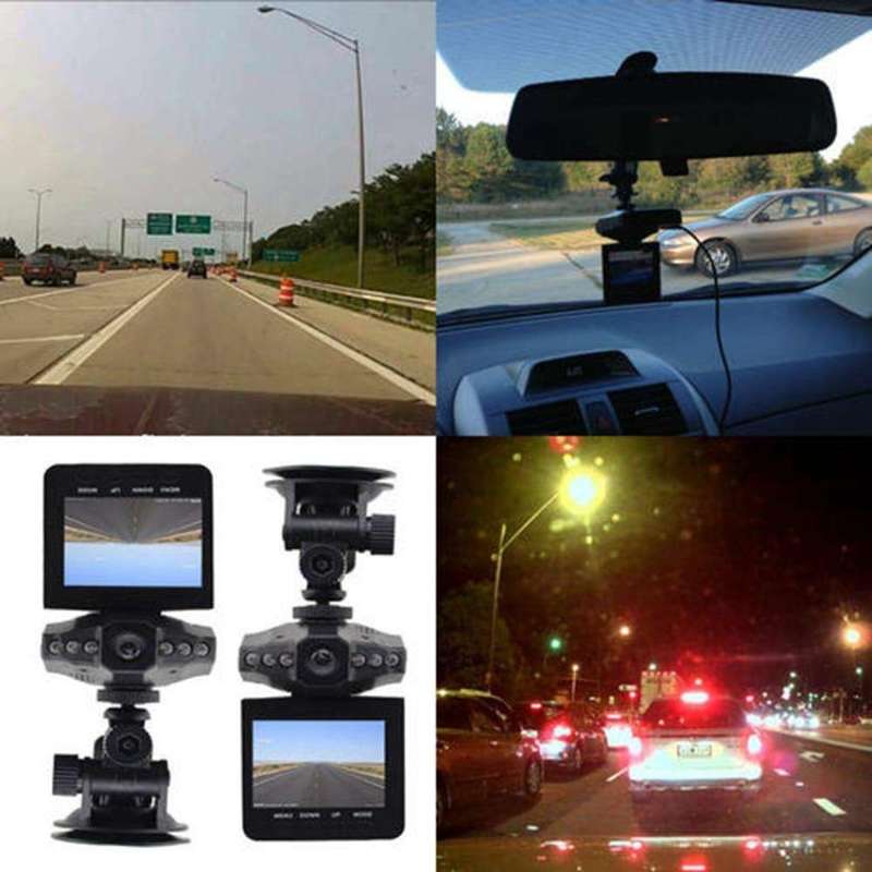 2.5" LCD Car DVR Camera & Cam Recorder, Motion Detection, Night Vision, Support USB & Micro SD