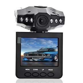 2.5" LCD Car DVR Camera & Cam Recorder, Motion Detection, Night Vision, Support USB & Micro SD