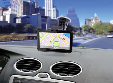 4.3" TFT Colour Touch Screen Vehicle GPS Navigation System With FM Transmitter IGO Maps