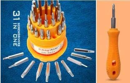 COMBO DEAL - 40 Piece Combination Socket Wrench Set PLUS 31 Piece Screwdriver Set