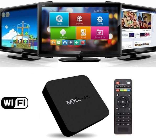 Android 5.1 TV BOX - MXQ-4K, Quad Core, HDMI - Turns Your TV Into a Smart Media Center