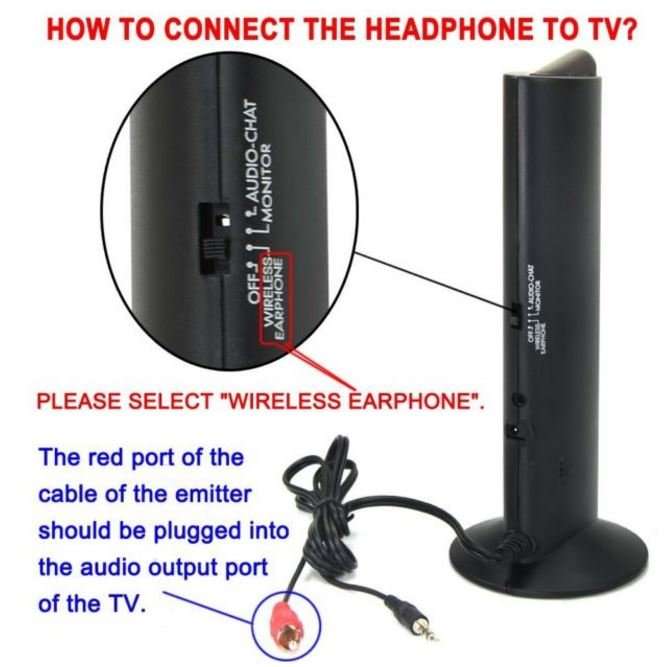 5 IN 1 Wireless Headphones - MP3 / MP4, PC, TV, CD, FM Radio