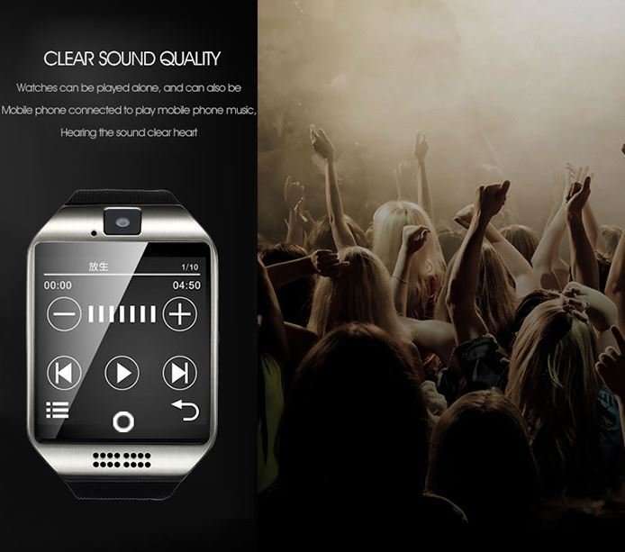 Smart Watch Phone, SIM CARD, Bluetooth, Camera, Sleep Monitor, SD Card, Pedometer etc.