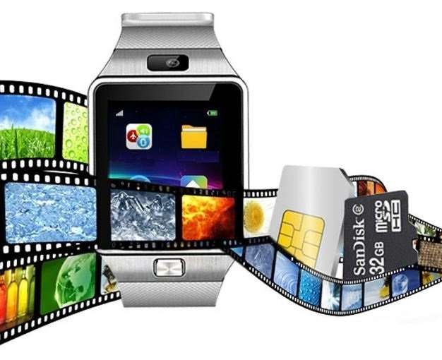Elegant Smart Watch Phone Support SIM CARD, Bluetooth, Camera, SD Card, MP3 etc. - Silver