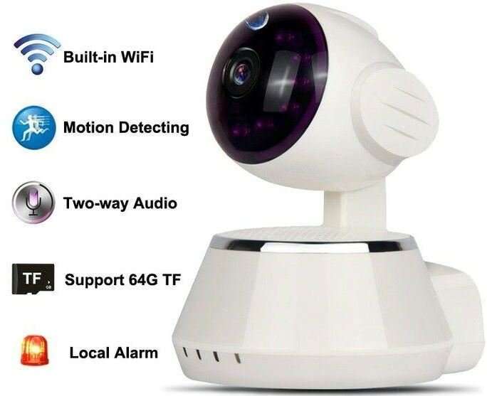 HD WIFI Smart Net Two-Way Intercom Camera With Motion Detection & Alarm, Support SD Card etc.