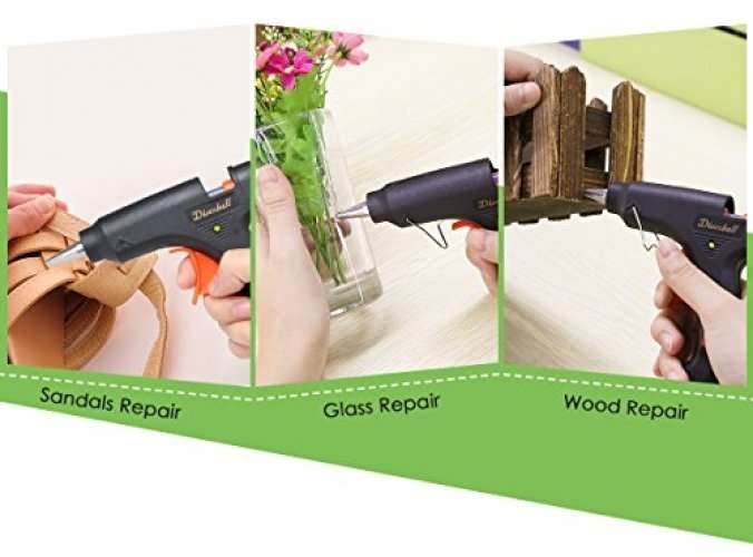 COMBO 8 Piece High Quality Carbon Steel Combination Tool Set PLUS Hot Melt Glue Gun For All Repairs