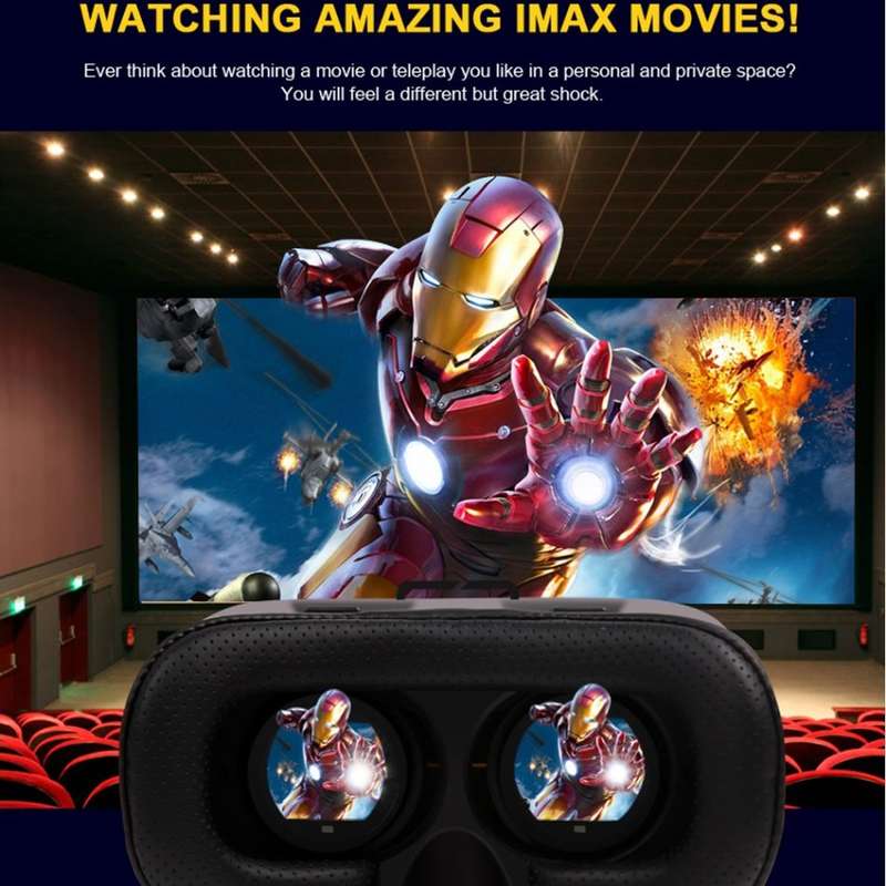 3D VR BOX 2 With Head Mount,  PLUS Multi Functional Wireless Bluetooth Controller
